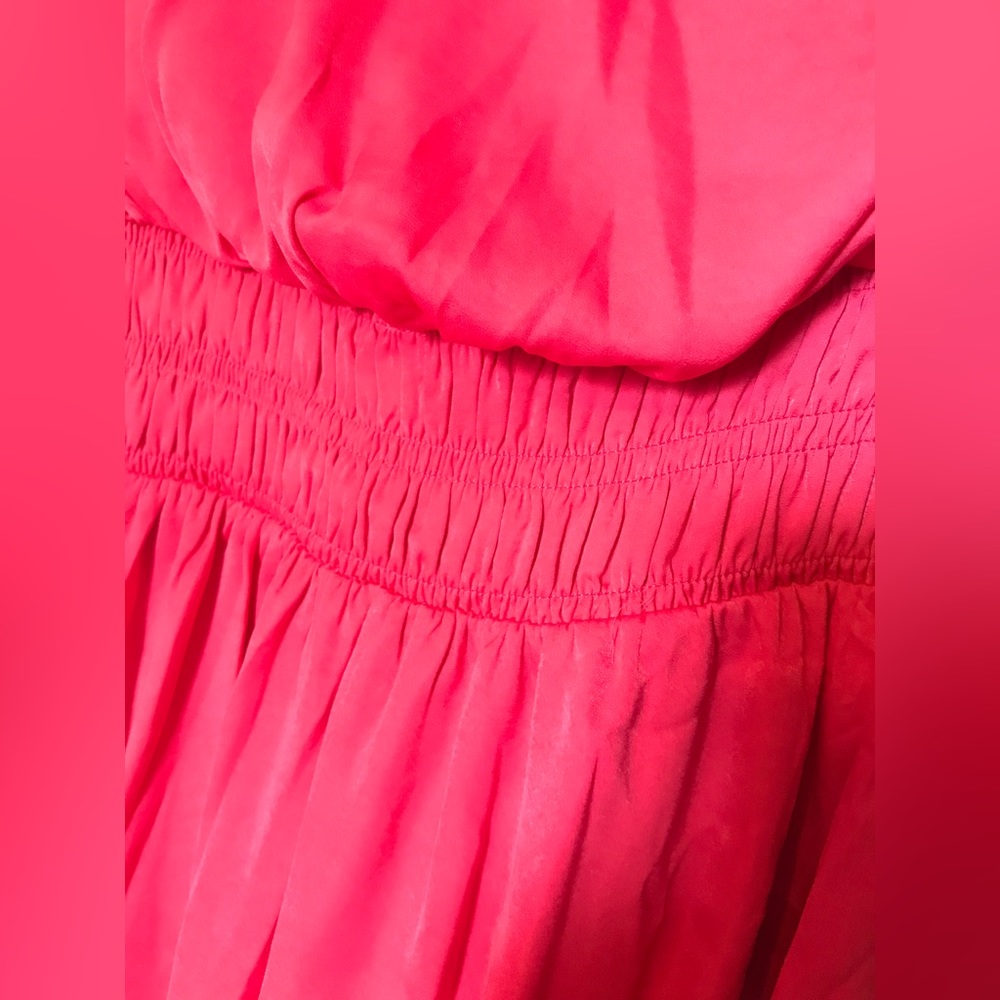 💖🎀Large Raspberry Pink One Shoulder Dress🎀💖 - Picture 2 of 5